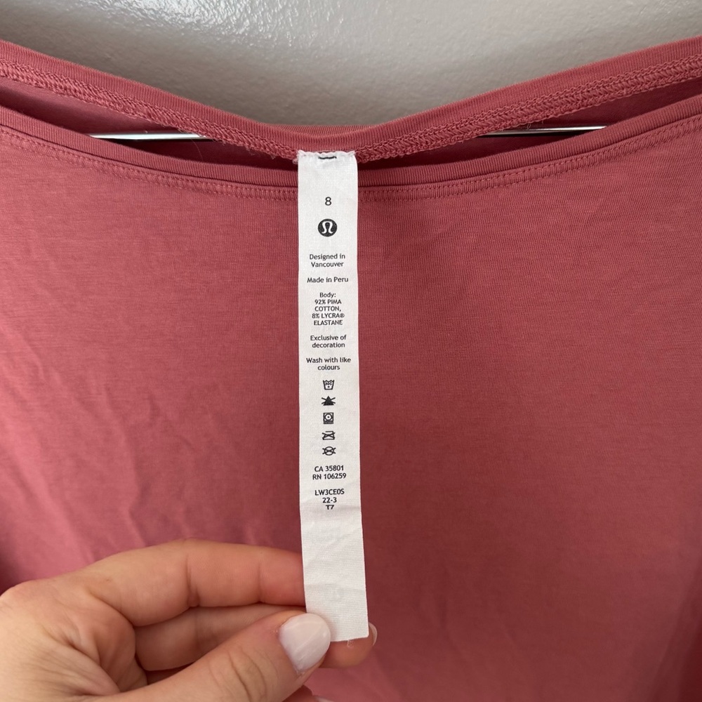 Lululemon Back In Action Long Sleeve - Picture 2 of 6